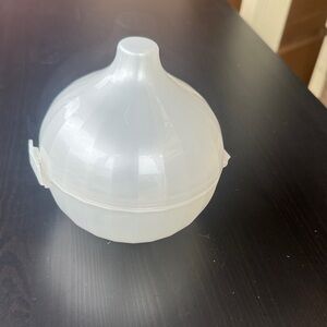 White Plastic Onion Keeper